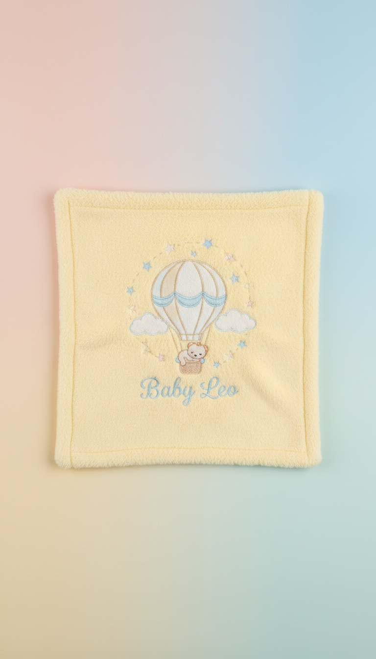 Embroidered Baby Blanket
