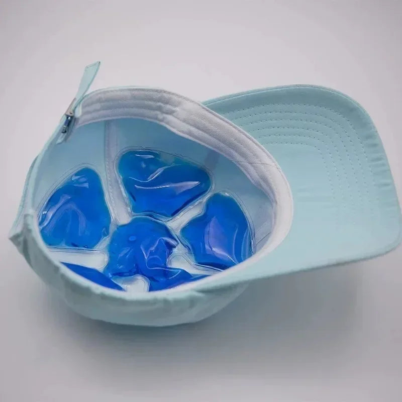 Ice Gel Pack Cooler for Hats and Helmets