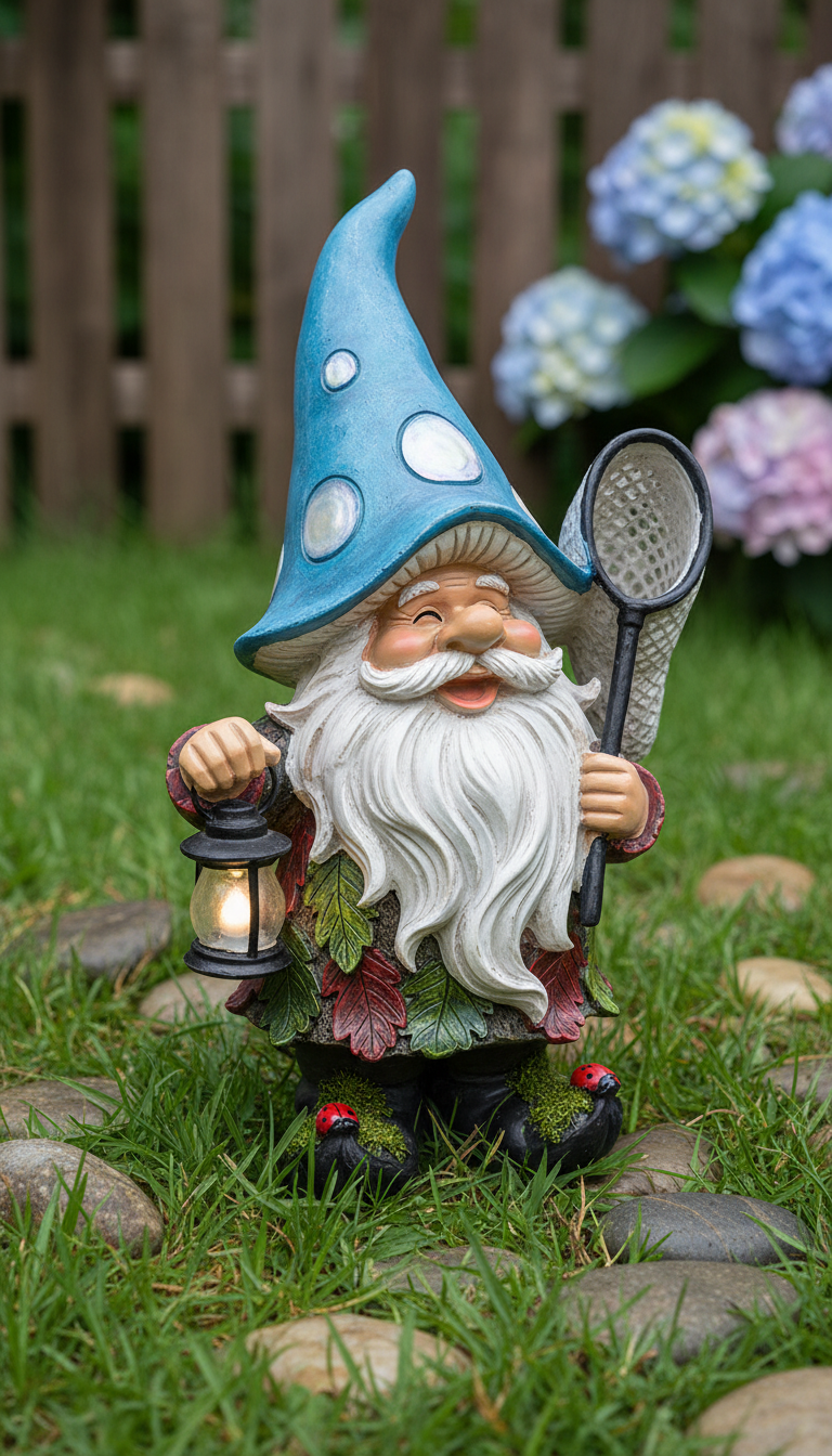 Whimsical Resin Garden Ornament
