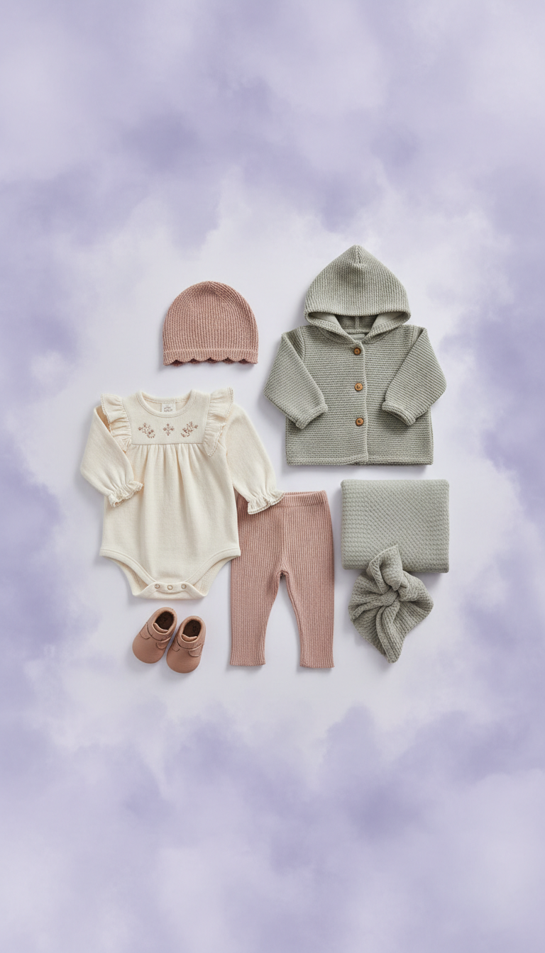 Organic Cotton Baby Clothing Set