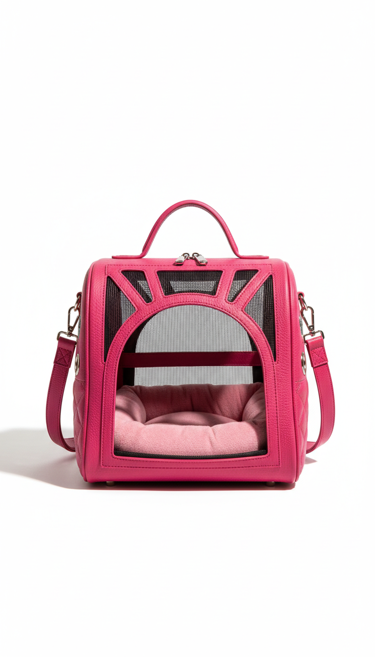 Chic Pet Carrier Hot Pink