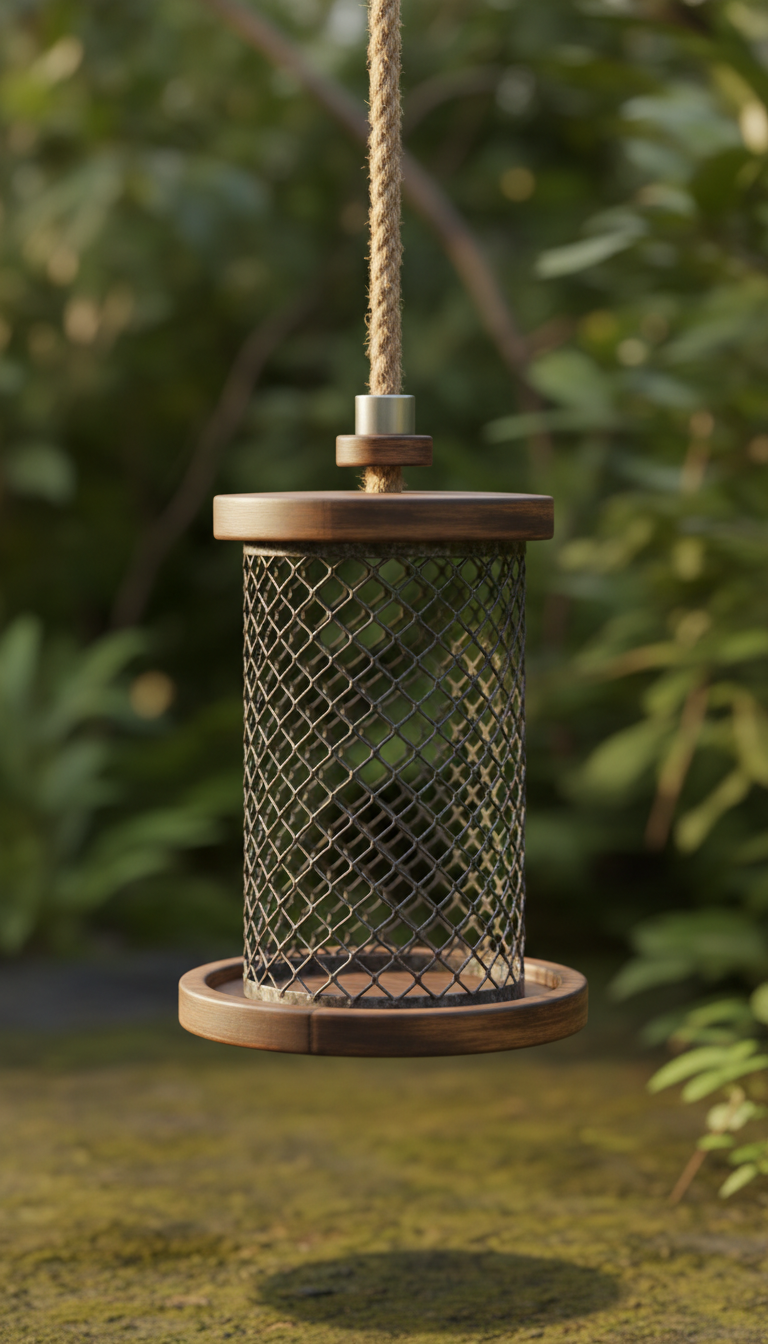 Metal Mesh Bird Feeder