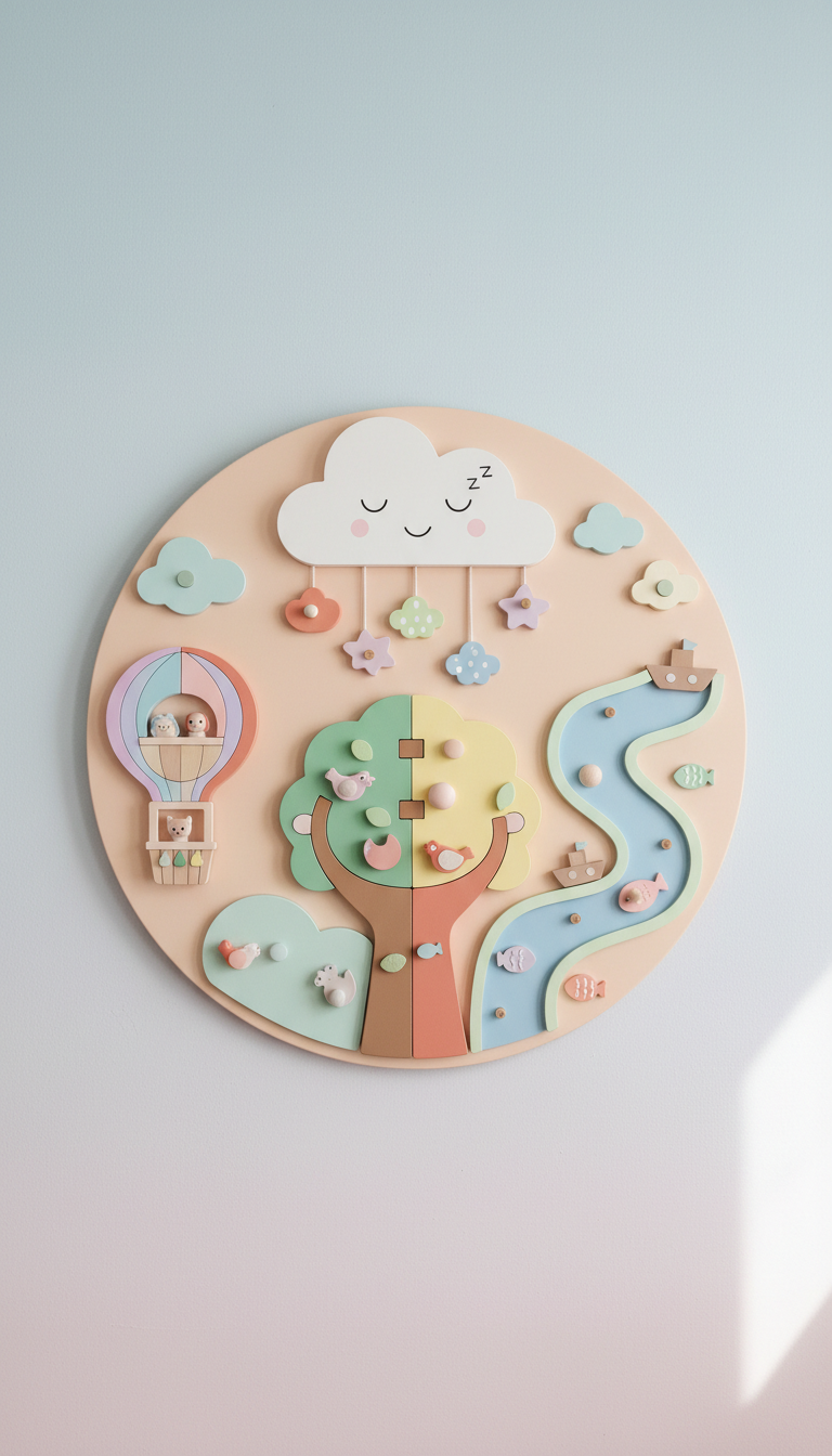 Playful Interactive Wall Art for Kids