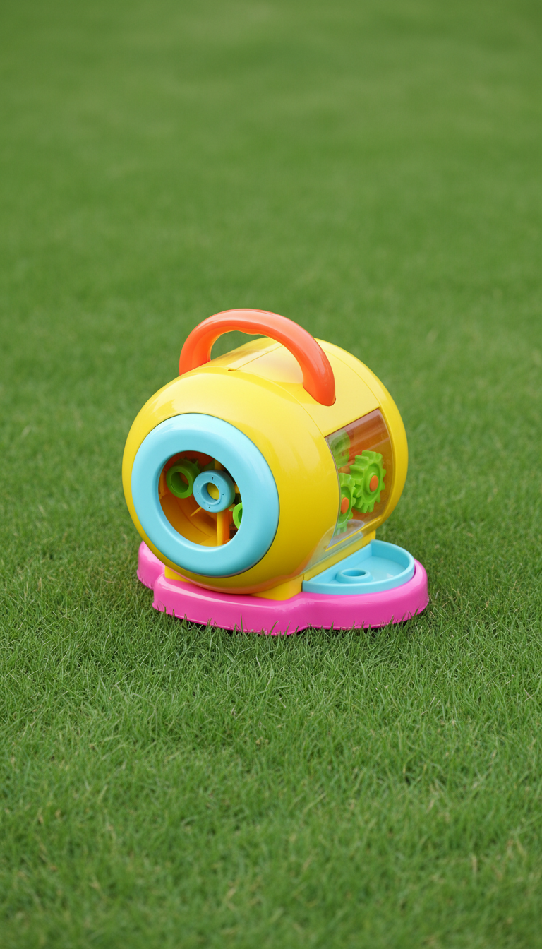 Golden Yellow Bubble Machine