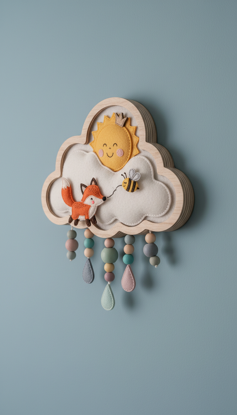 Textured Whimsical Wall Art