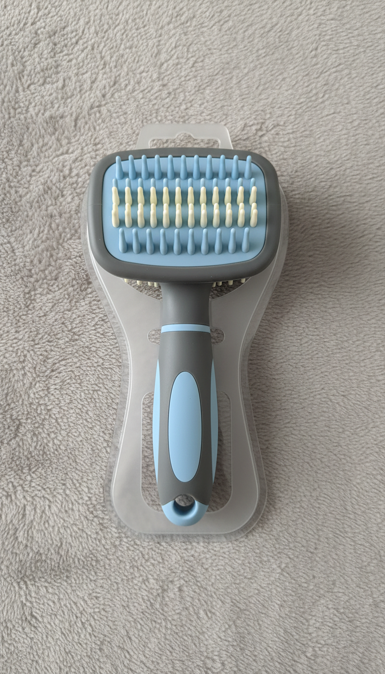 Ergonomic Pet Grooming Brush Modern