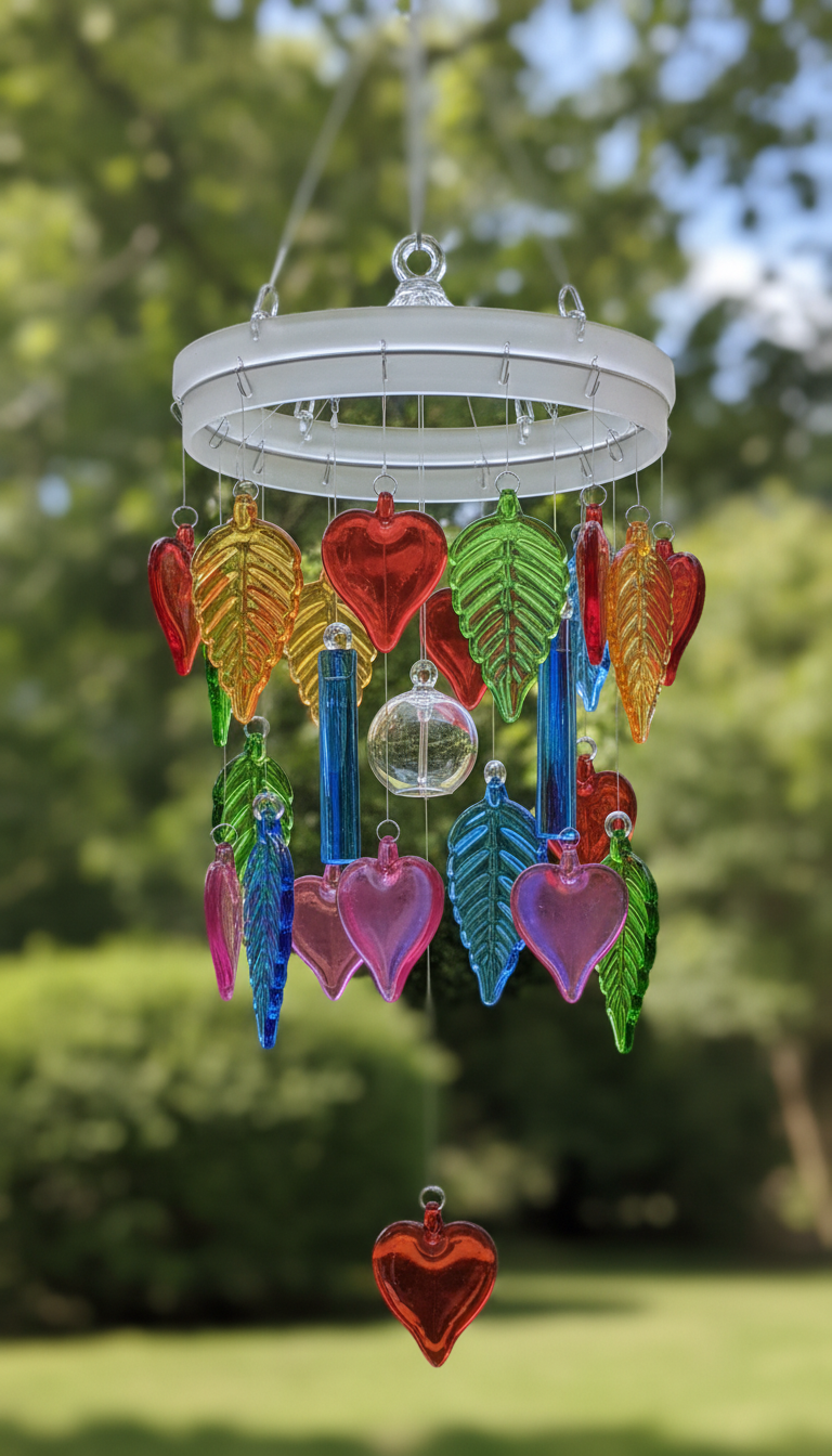 Glass Ornament Wind Chime