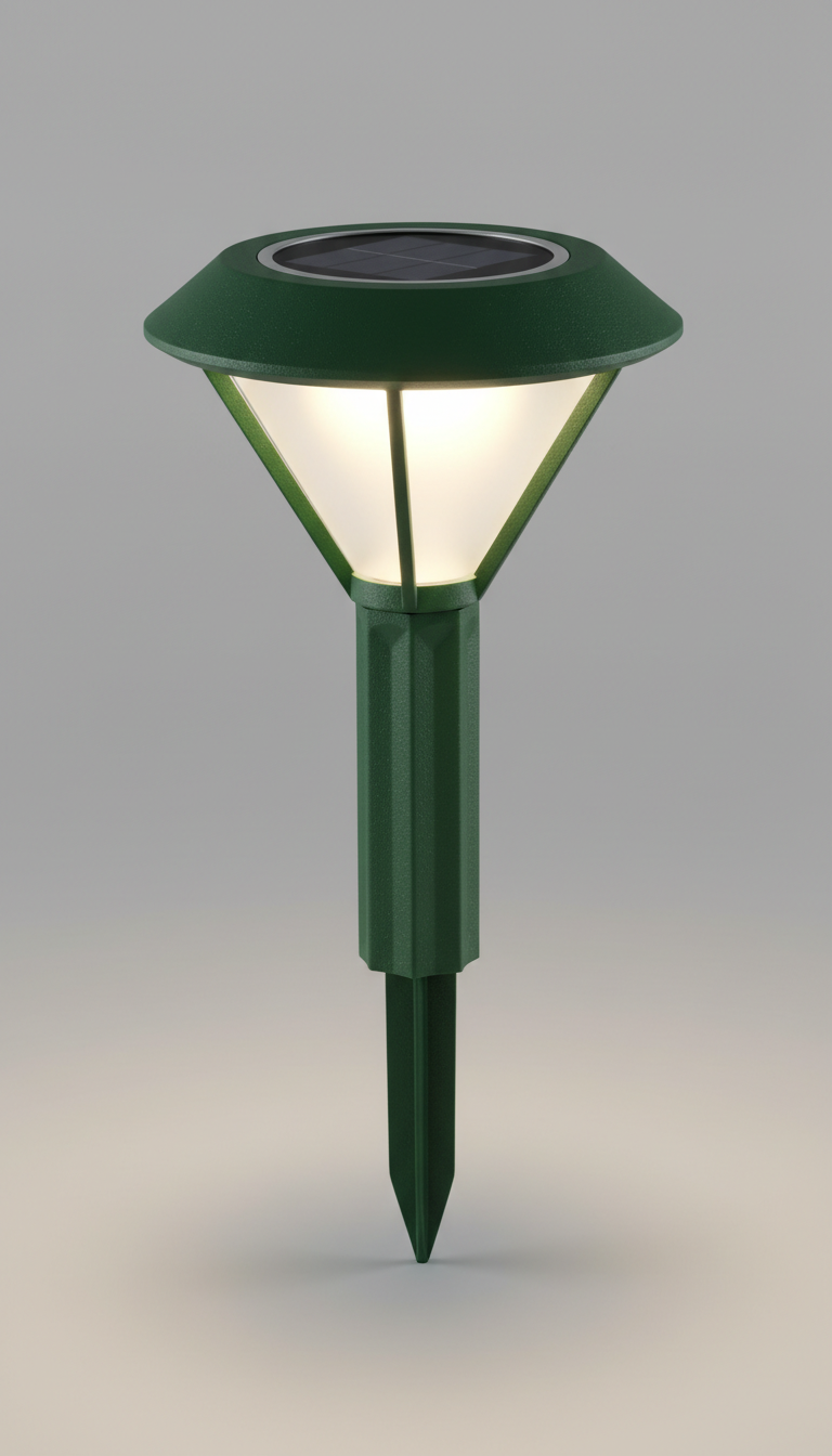 Forest Green Solar Path Light