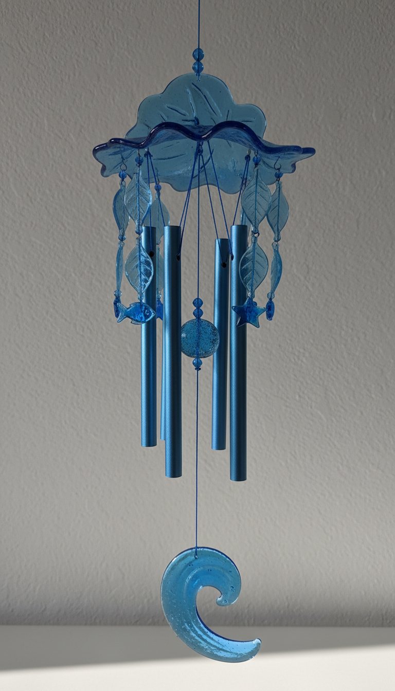 Artistic Sky Blue Wind Chime