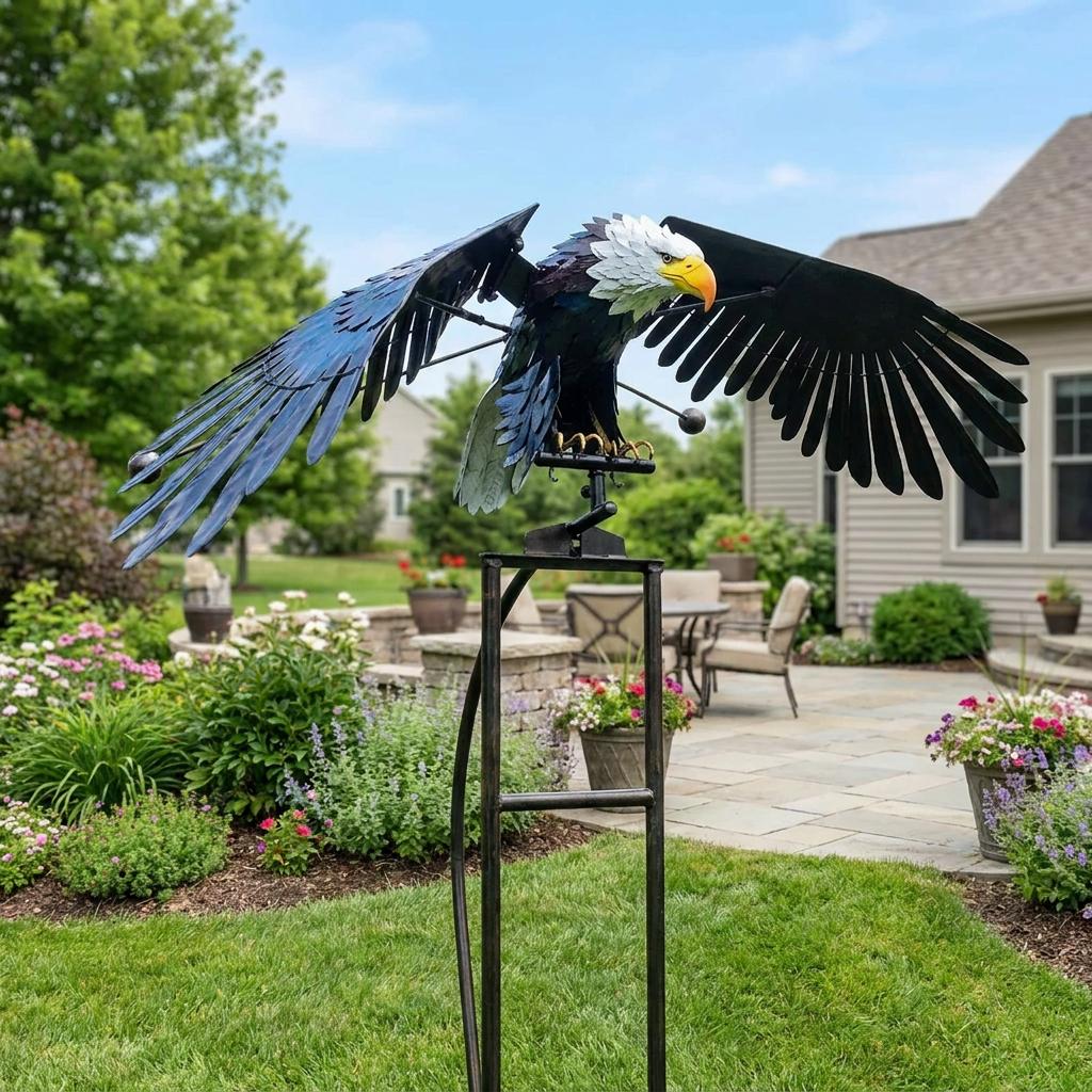 Garden Art-bird Patio Decoration - lifestyle