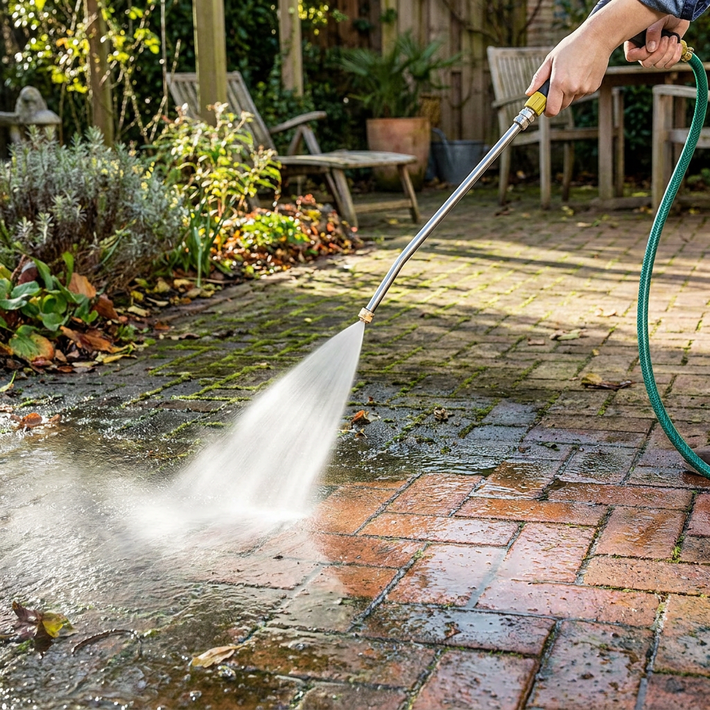 High-Pressure Washer Spray Nozzle - lifestyle