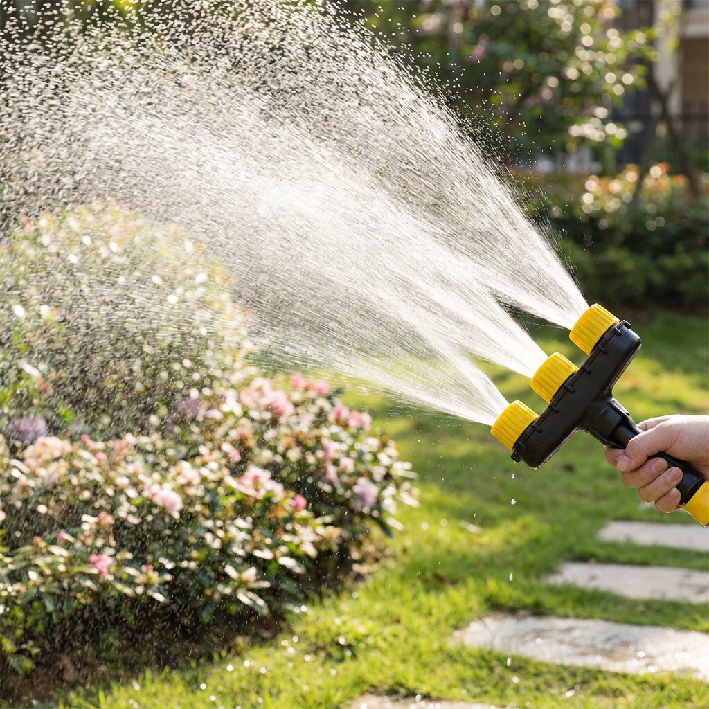 Powerful Multipurpose Garden Atomizer Nozzle Hose Attachment - lifestyle