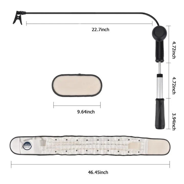 Adjustable Lumbar Support Belt with Air Pump